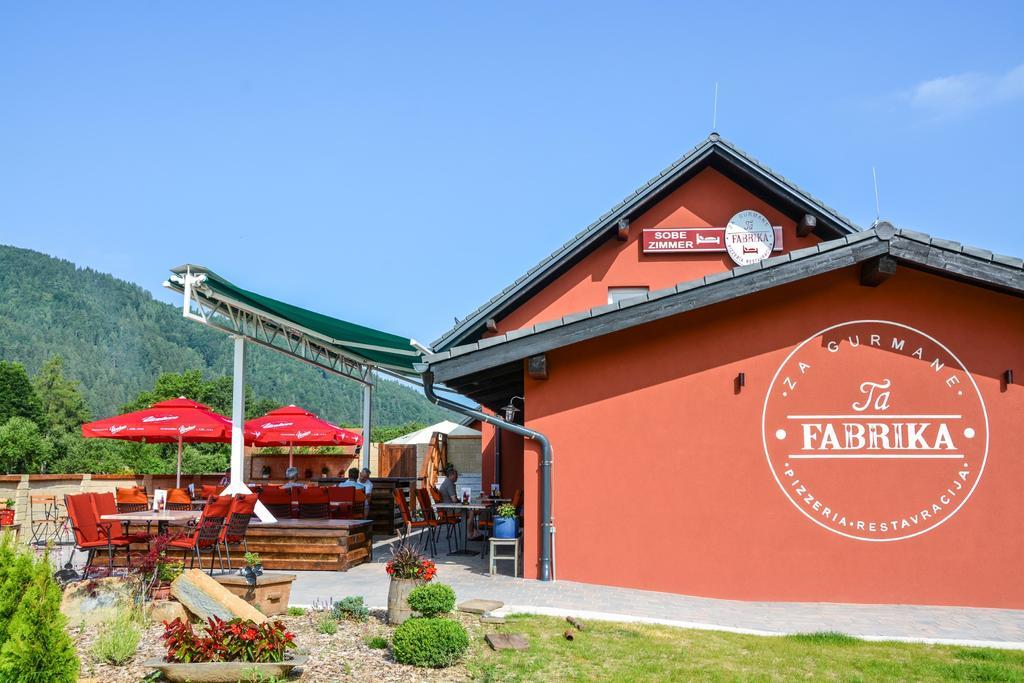Ta Fabrika Restavracija,Pizzerija In Prenocisca Hotel Dravograd Kültér fotó